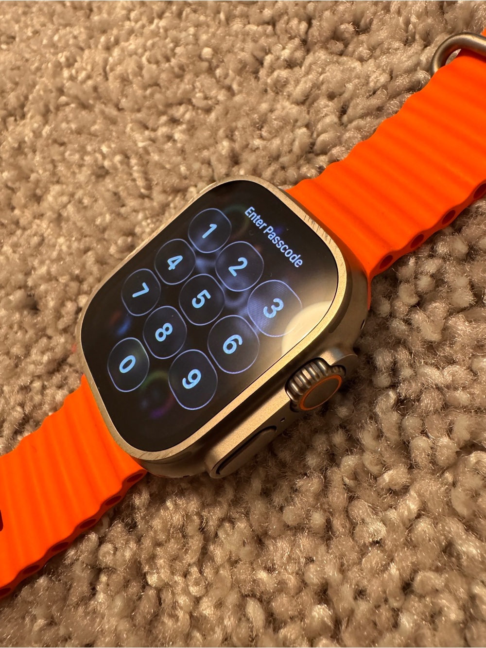 Apple ultra 2 Smartwatch with orange Sport Band - Picture 3 of 8